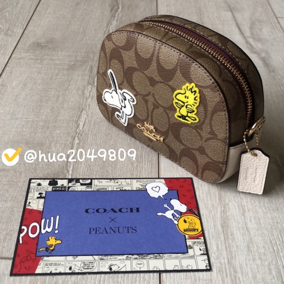 Coach X Peanuts Mini Satchel With Varsity Patches - Picture 4 of 13